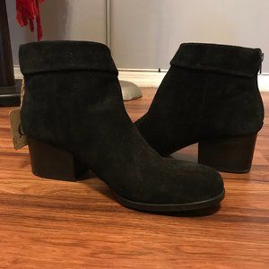 NWT Born Booties - Black Suede - Size 9.5